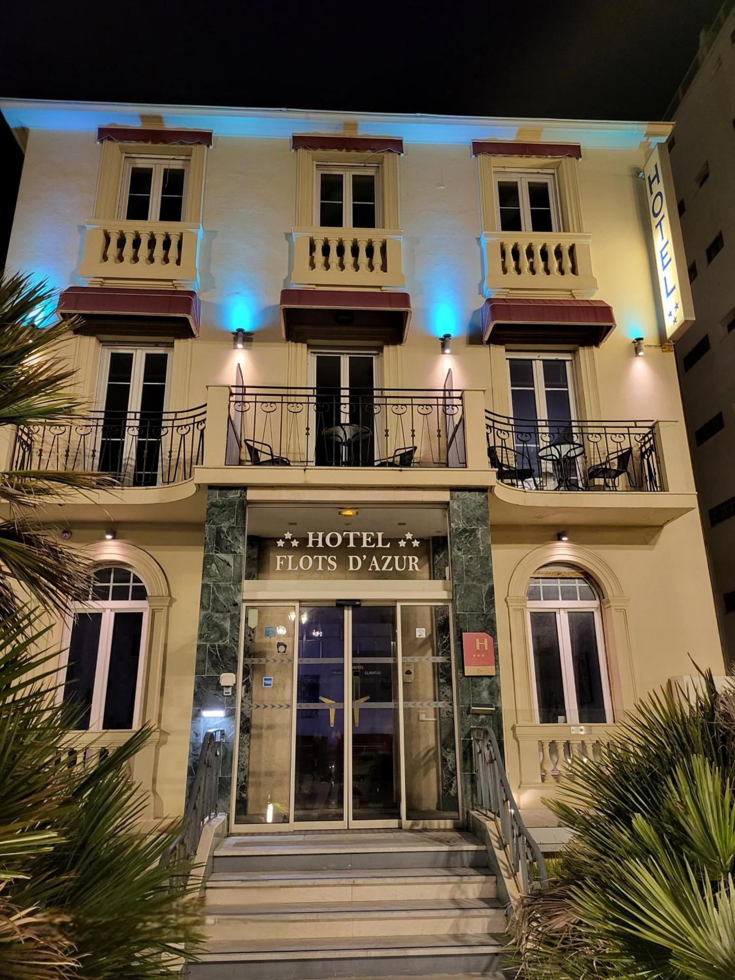 Hotel Flots D'Azur Promenade Des Anglais Niza Exterior foto