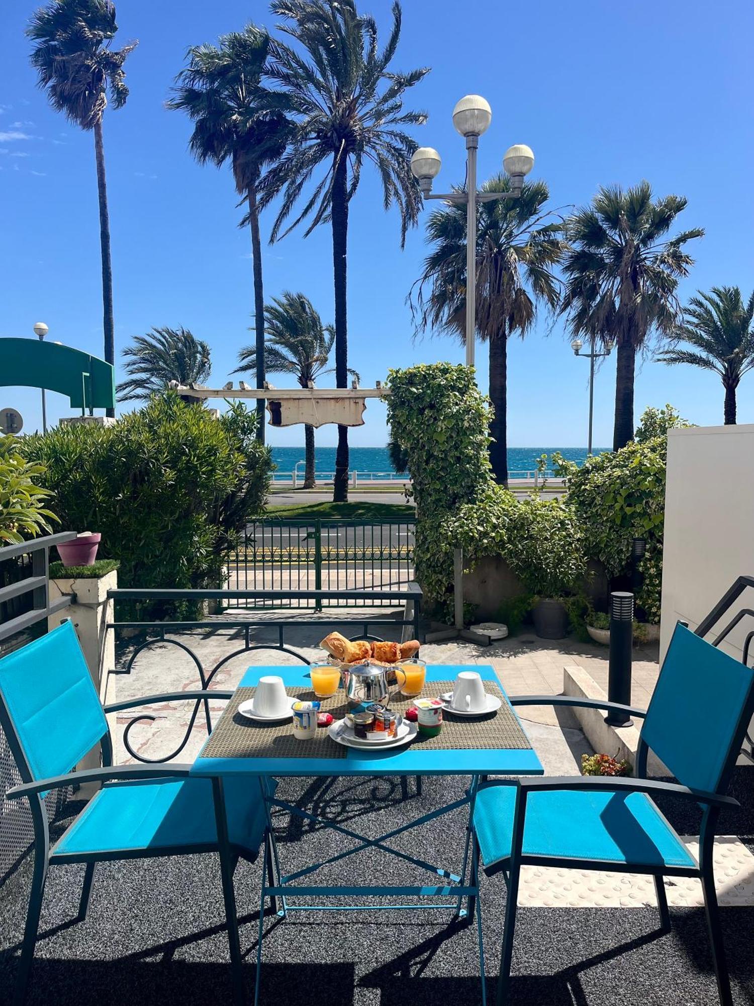 Hotel Flots D'Azur Promenade Des Anglais Niza Exterior foto